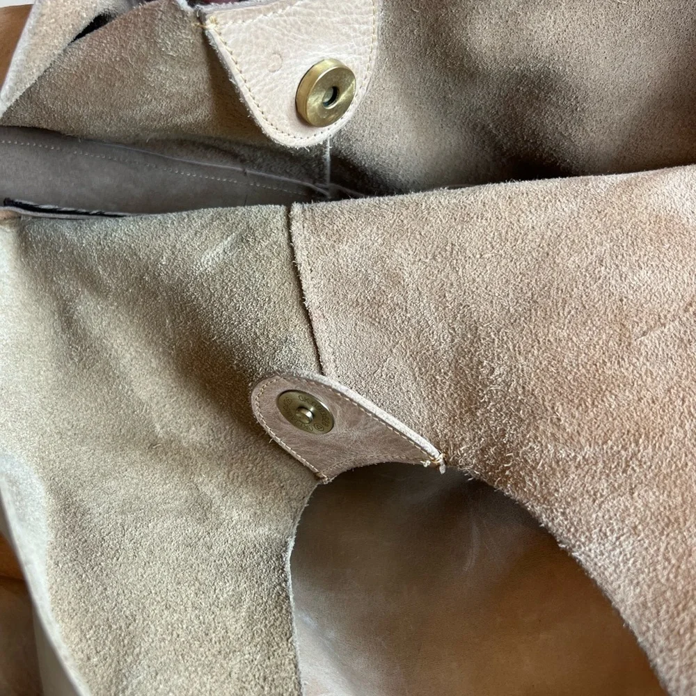 Banana Republic Factory / GAP Vegan Suede Lotus Tote Biscotti Color